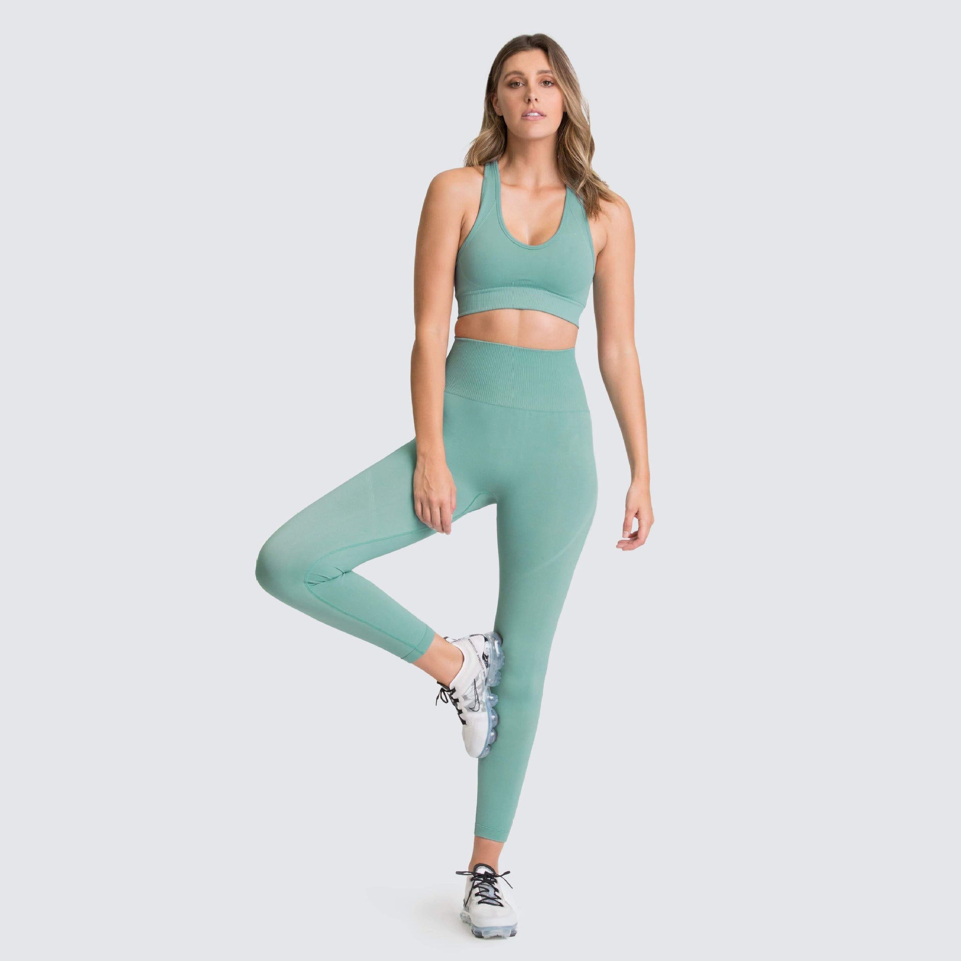 Seamless Gym Set Nylon Woman Sportswear Kamran Fashion