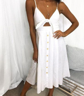 Women Summer Dresses Sleeveless Backless Strap Long Close-fitting Sheath Female Party Evening Dresses Vestidos Kamran Fashion