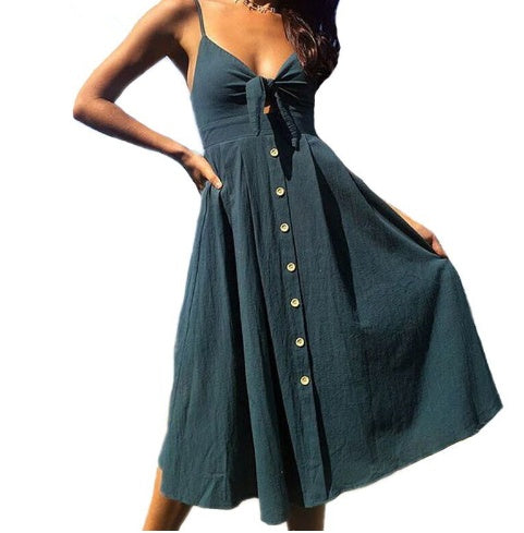 Women Summer Dresses Sleeveless Backless Strap Long Close-fitting Sheath Female Party Evening Dresses Vestidos Kamran Fashion