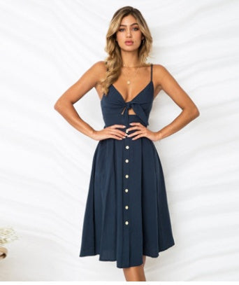 Women Summer Dresses Sleeveless Backless Strap Long Close-fitting Sheath Female Party Evening Dresses Vestidos Kamran Fashion