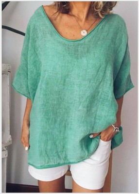 Loose Short Sleeves T-shirt Women Summer Tops Kamran Fashion