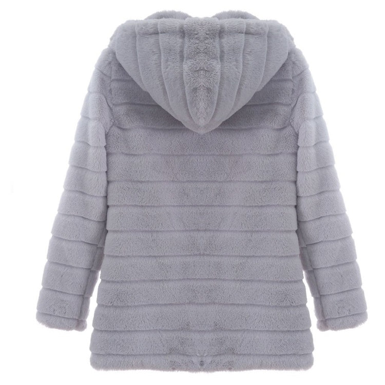Jacket Winter White Big Solid Jackets For Women Long Coat Kamran Fashion