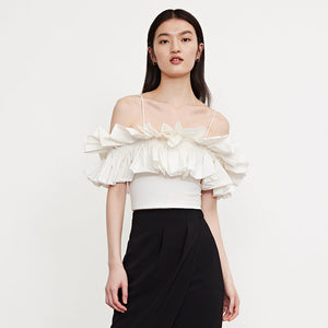 Casual Girl Ruffle Sleeve Camisole Kamran Fashion