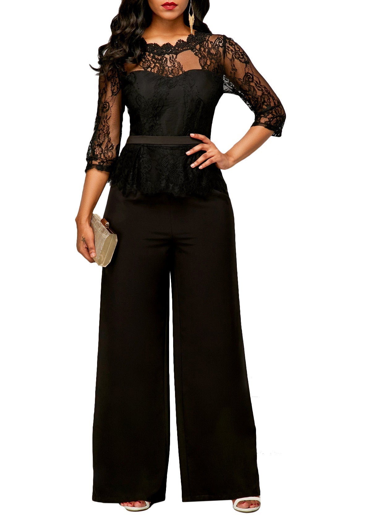 Summer Lace Jumpsuit Women's Clothing Kamran Fashion