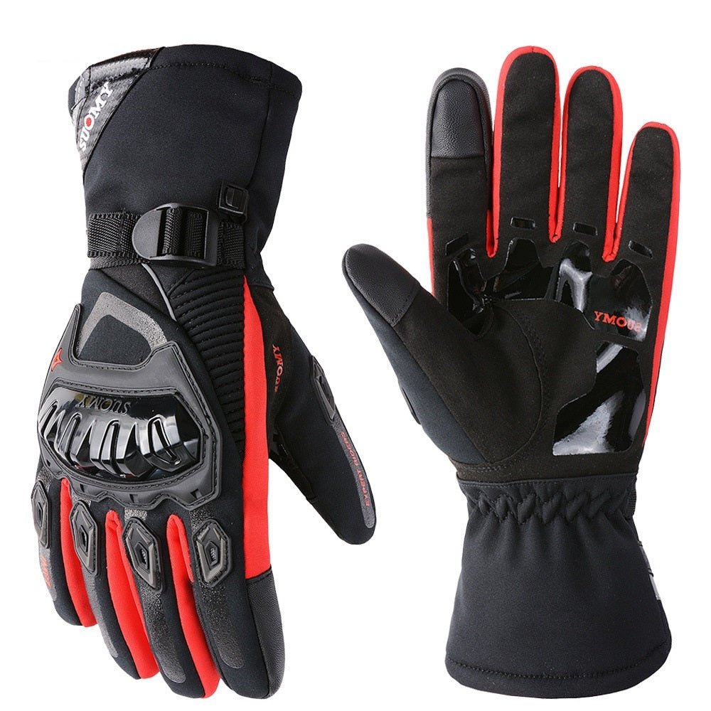 Winter Motorcycle Riding Touch Screen Waterproof Warm Electric Car Long Windproof Gloves Kamran Fashion