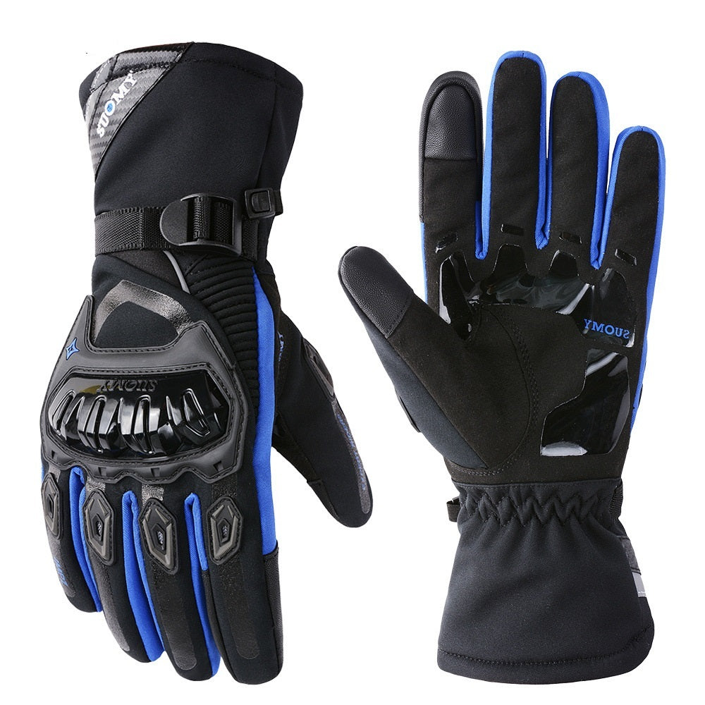 Winter Motorcycle Riding Touch Screen Waterproof Warm Electric Car Long Windproof Gloves Kamran Fashion