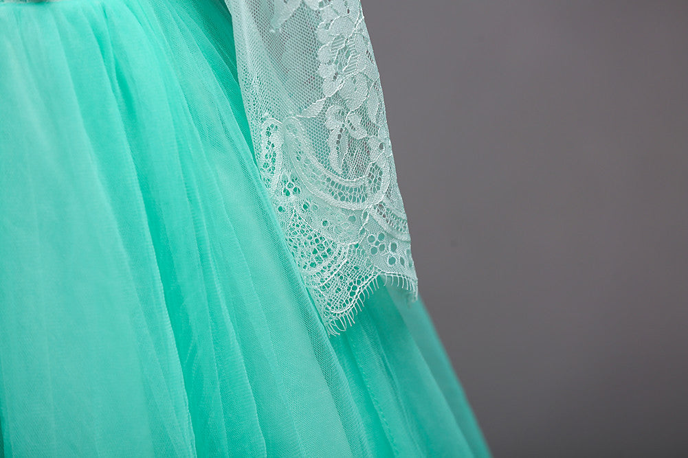 Kids Long Flower Girl Dress Dress Kamran Fashion