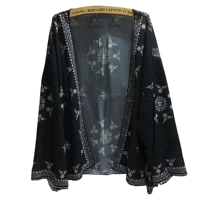 Summer Seaside Blouse Chiffon Cardigan Voile Jacket Kamran Fashion