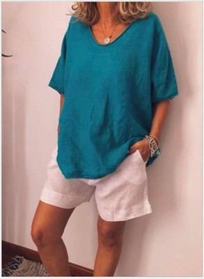 Loose Short Sleeves T-shirt Women Summer Tops Kamran Fashion