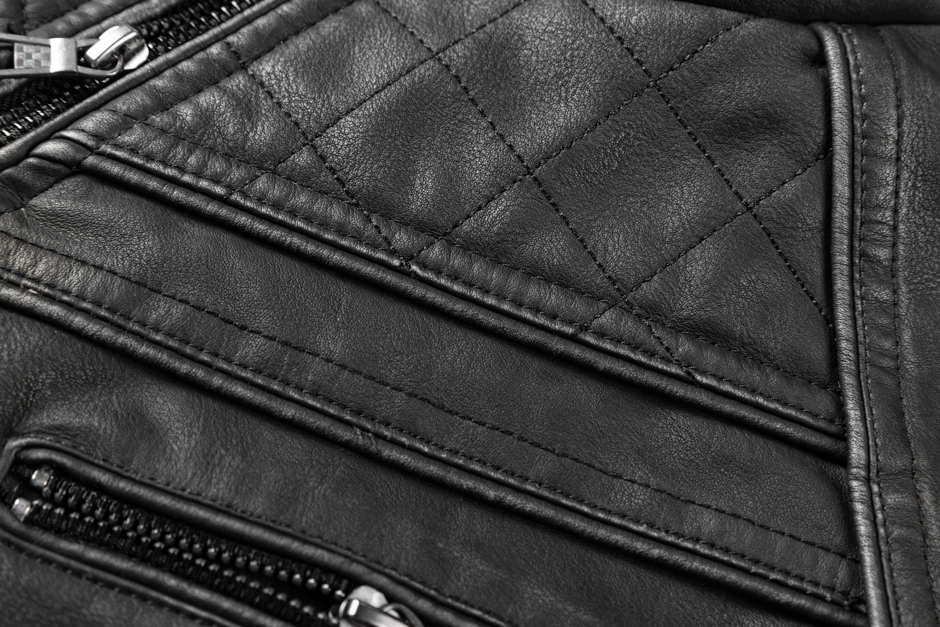 Men's Black Pu Leather Biker Jacket VINTAGE REAL MOTORCYCLE JACKETS FOR MEN Kamran Fashion