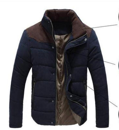 Warm Causal Parkas Male Outerwear Windbreak Jackets Coats Kamran Fashion