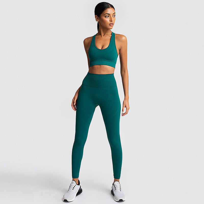 Seamless Gym Set Nylon Woman Sportswear Kamran Fashion