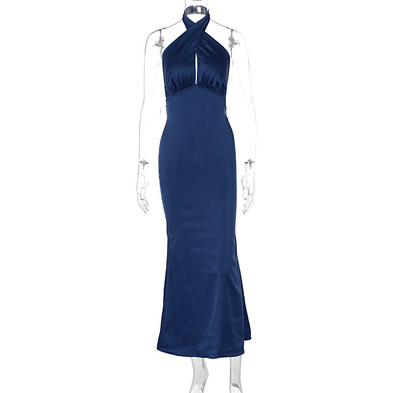 Summer Fashion Elegant Backless Sleeveless Dress Kamran Fashion