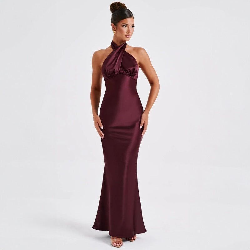 Summer Fashion Elegant Backless Sleeveless Dress Kamran Fashion