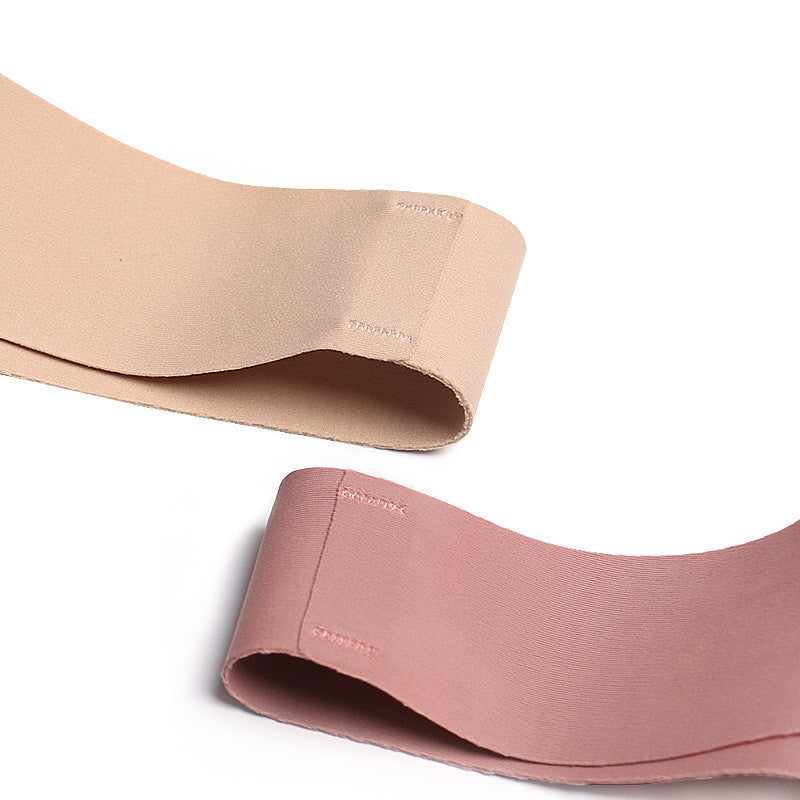 Namijiao New Air Traceless Underwear Women"s Air Rimless Bra Integrated Fixed Cup Sleeping Bra Kamran Fashion