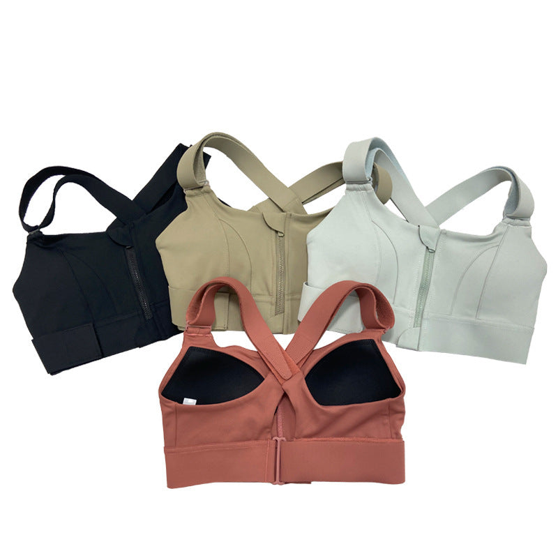 Front Zipper Seamless Bra Push Up Bras For Women Plus Size Bra Lingerie Wireless Sleep Underwear Sport Active Women Bra Kamran Fashion