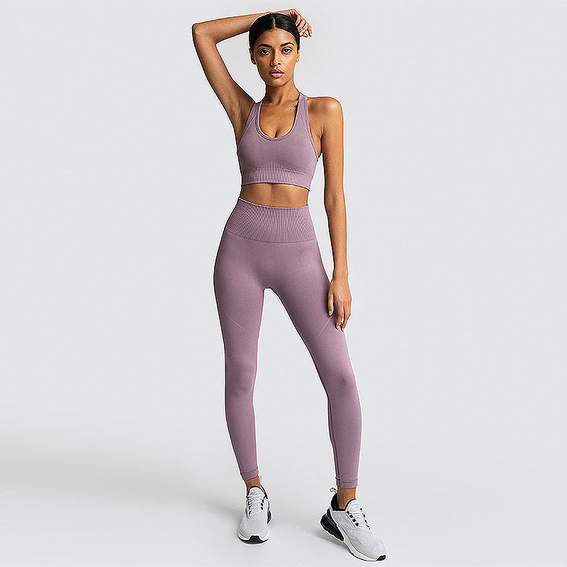 Seamless Gym Set Nylon Woman Sportswear Kamran Fashion