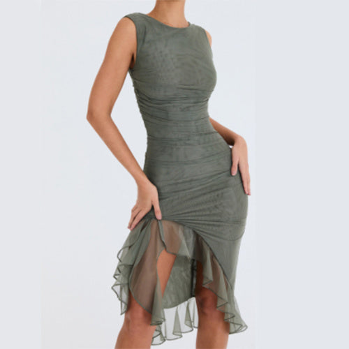 Summer Slim Skinny Sleeveless Dress For Women Fashion Party Club Dresses Kamran Fashion