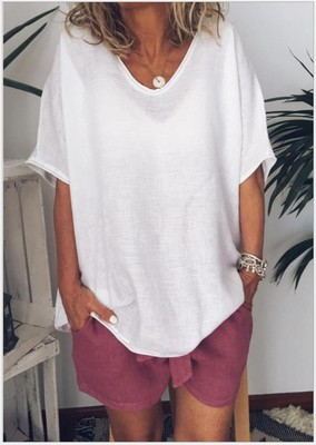 Loose Short Sleeves T-shirt Women Summer Tops Kamran Fashion