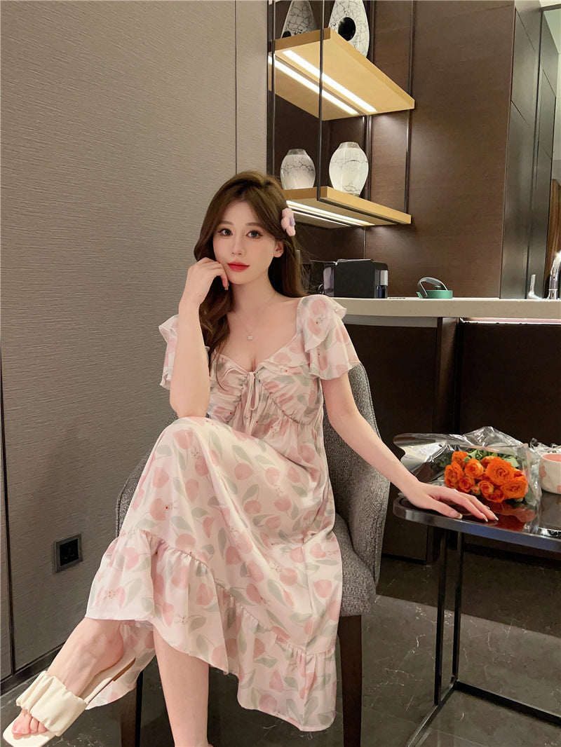 Summer French Silk Pajamas For Women Kamran Fashion