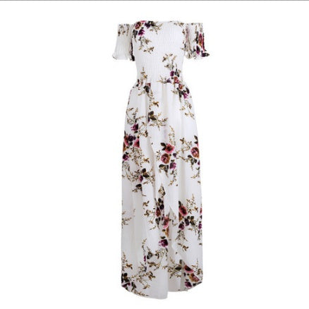 Boho style long dress women Off shoulder beach summer dresses Kamran Fashion