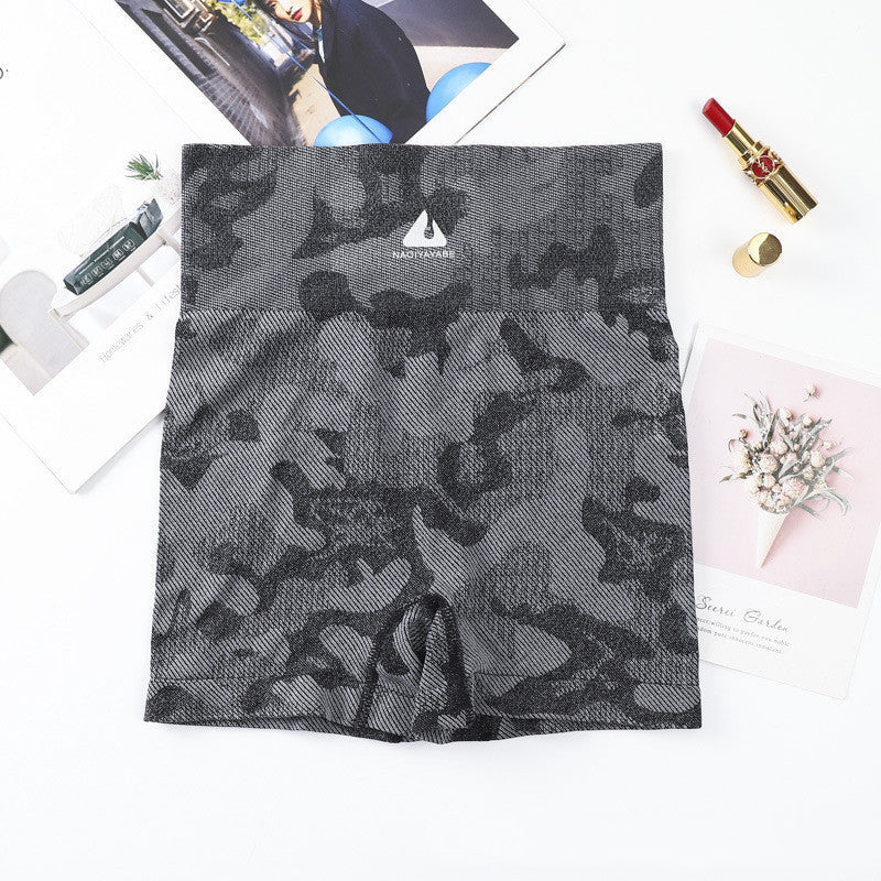 Print Gym Yoga Shorts Soft Workout Yoga Running Shorts Summer Kamran Fashion