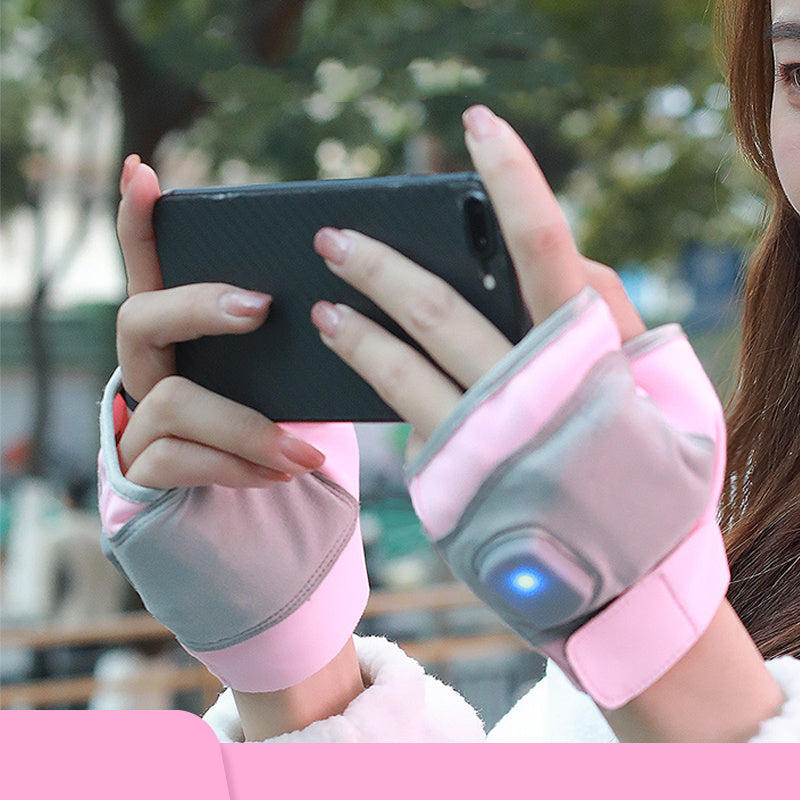 Gloves Usb Power Bank Temperature Control Heating Kamran Fashion