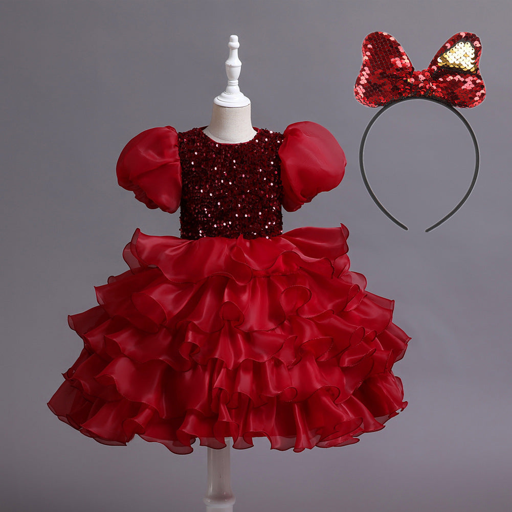 Kids Tutu Birthday Princess Party Dress Kamran Fashion