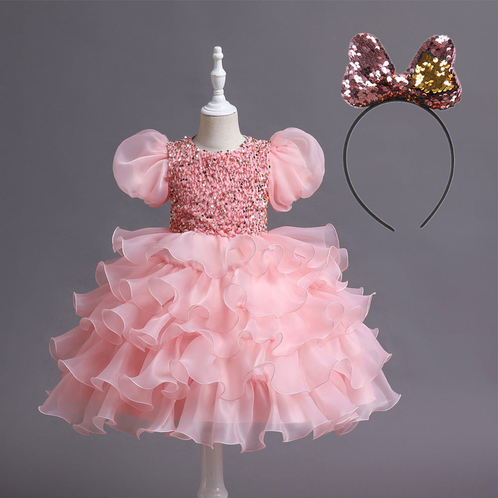Kids Tutu Birthday Princess Party Dress Kamran Fashion