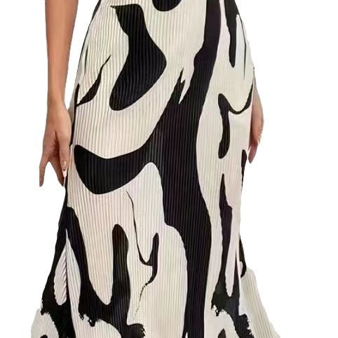 Summer New Women's Printed Skirt Kamran Fashion