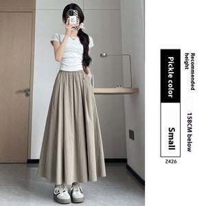 Summer High Waist A- Line Slimming Pleated Dress Kamran Fashion