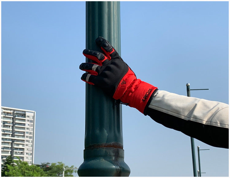 Men's Motorcycle Riding Equipment Waterproof Thickened Warmth Touch Screen Anti-drop Gloves Kamran Fashion