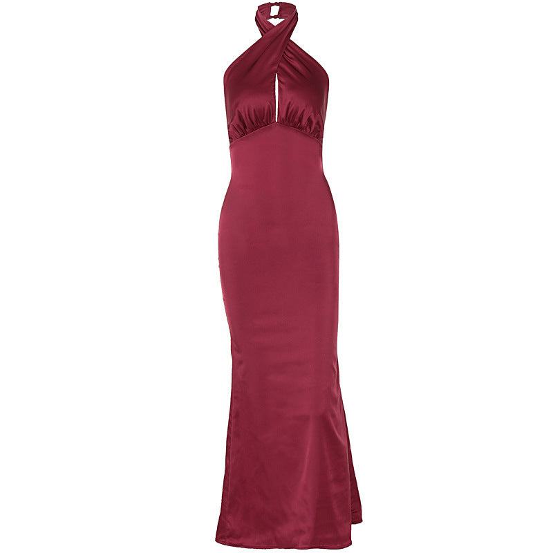 Summer Fashion Elegant Backless Sleeveless Dress Kamran Fashion