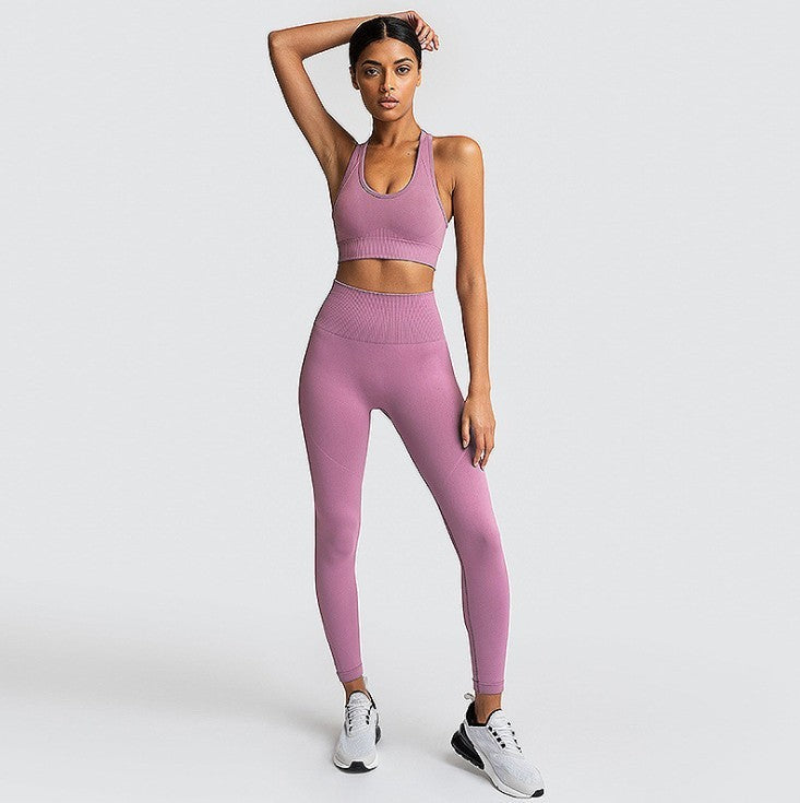 Seamless Gym Set Nylon Woman Sportswear Kamran Fashion