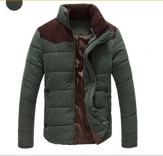 Warm Causal Parkas Male Outerwear Windbreak Jackets Coats Kamran Fashion