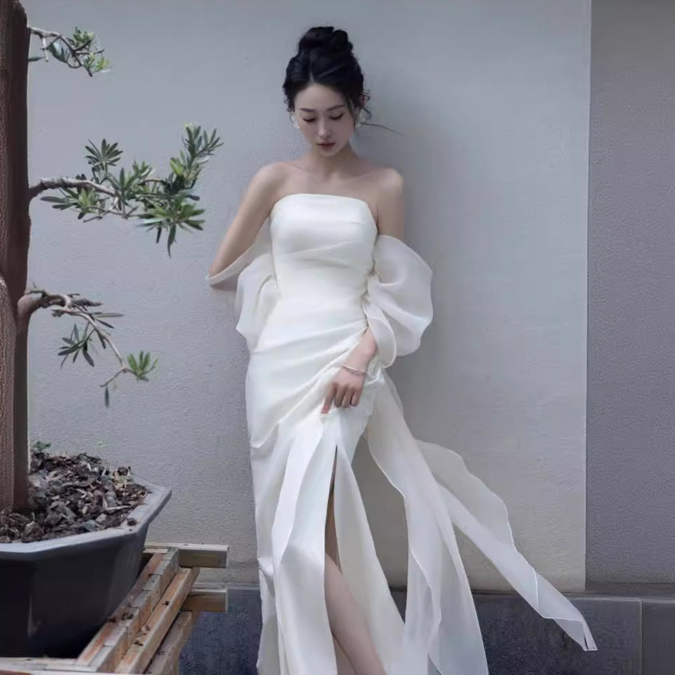 Summer Engagement Party Tube Top Simple Kamran Fashion