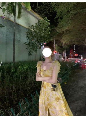 Female Spring And Autumn Beach Vacation Summer Short Sleeve Skirt Kamran Fashion