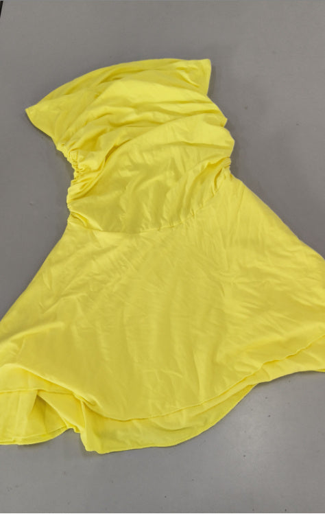 Y2K Tube-top Short Dress Summer Sexy Pleated Tight Dresses For Womens Clothing Kamran Fashion