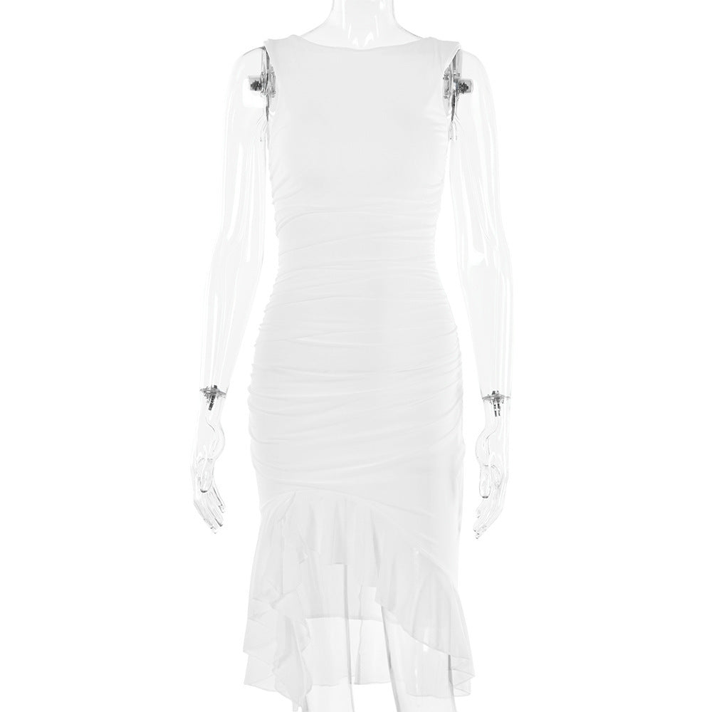 Summer Slim Skinny Sleeveless Dress For Women Fashion Party Club Dresses Kamran Fashion