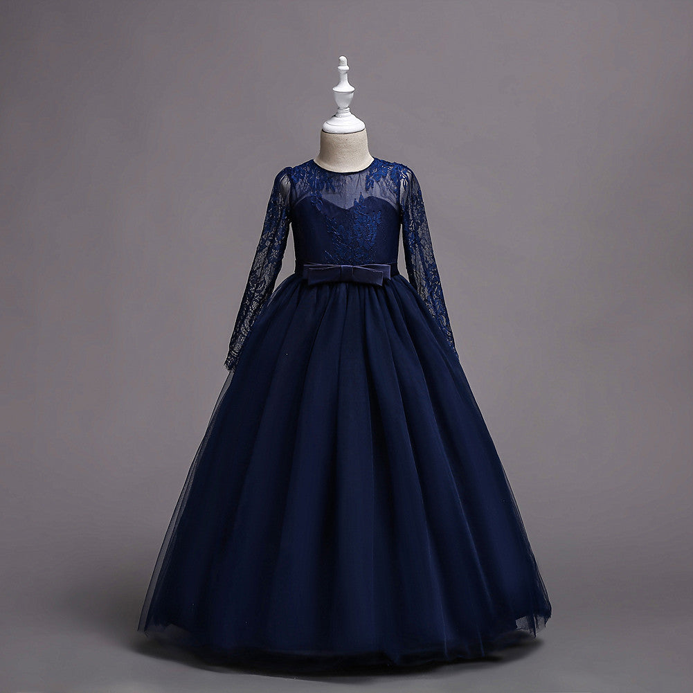 Kids Long Flower Girl Dress Dress Kamran Fashion