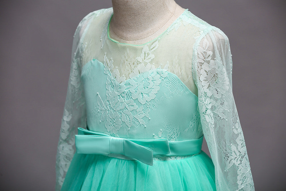 Kids Long Flower Girl Dress Dress Kamran Fashion