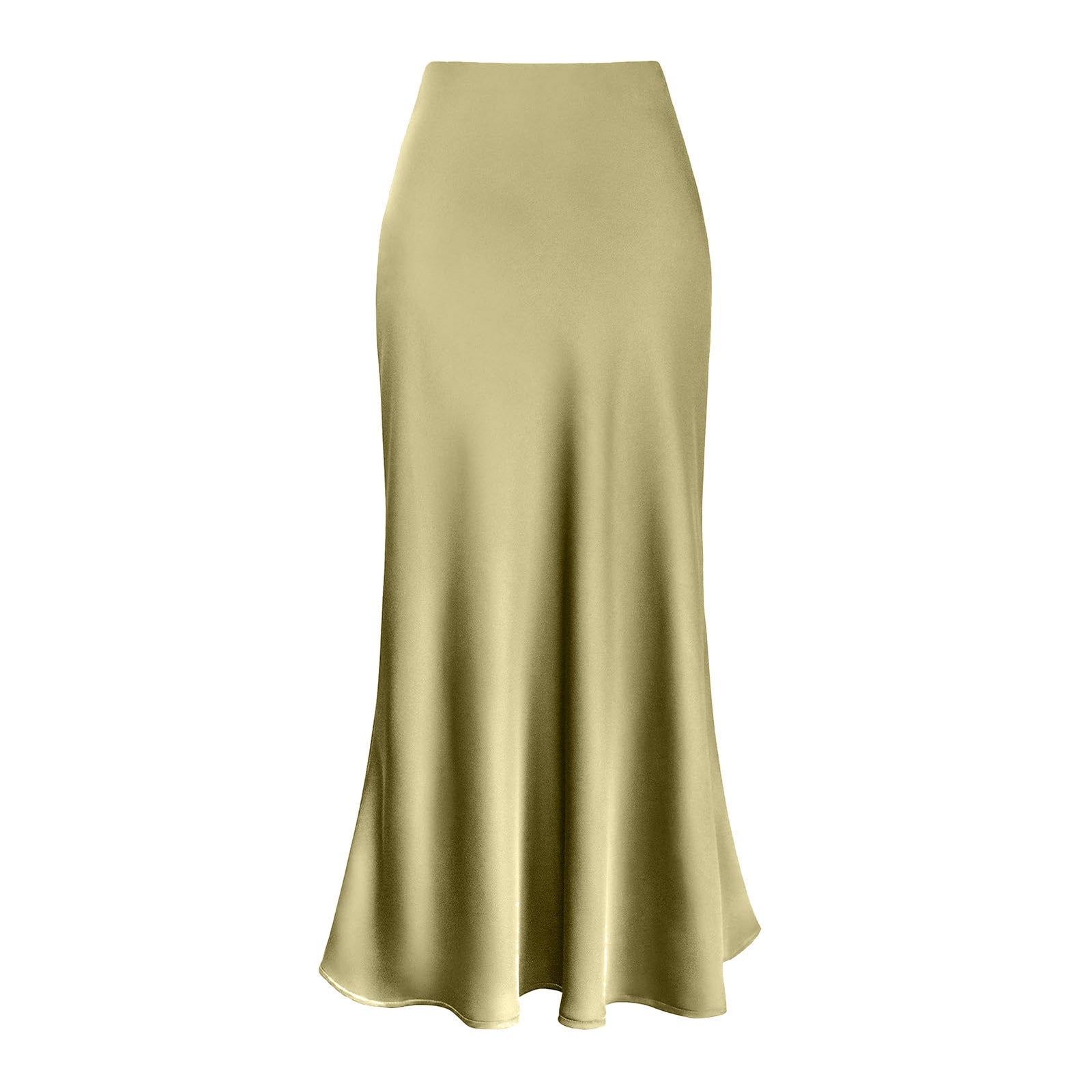 Summer Silky Textured Forged Skirt For Women Kamran Fashion