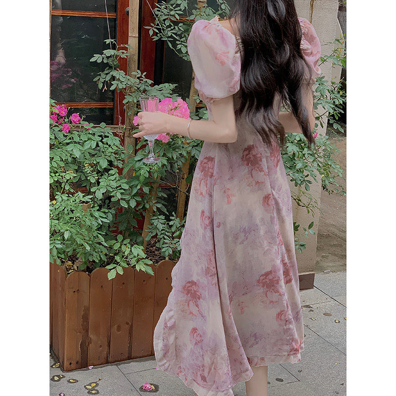 Pink Floral Dress For Women In Summer Kamran Fashion