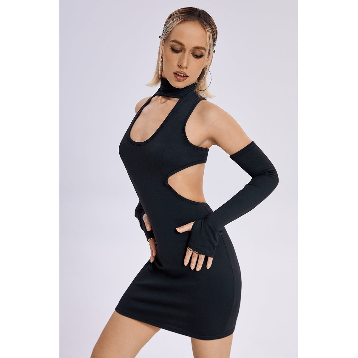 2023 Women's Fashion Summer Sleeveless Slim Short Mini Dress Club Dresses Kamran Fashion