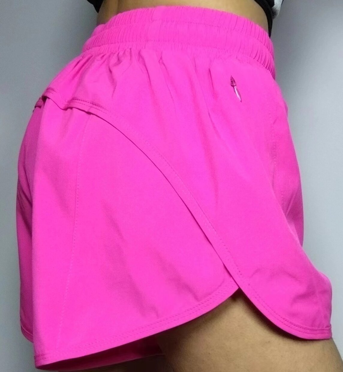 Summer Sports Shorts With Zipper Pockets Breathable Loose Anti-exposure Outdoor Running Fitness Pants For Womens Clothing Kamran Fashion