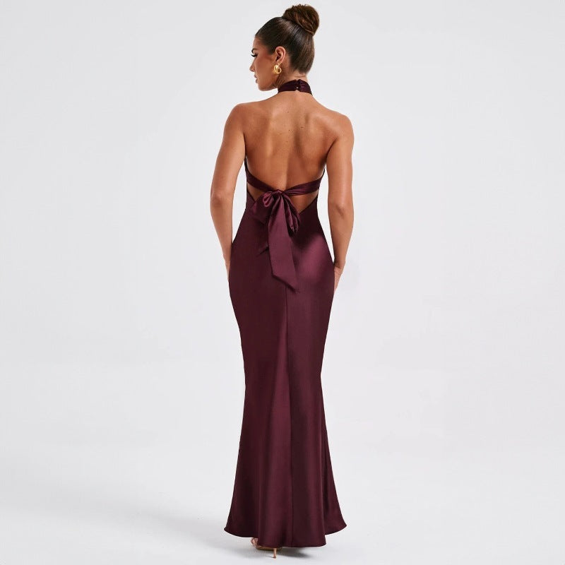 Summer Fashion Elegant Backless Sleeveless Dress Kamran Fashion