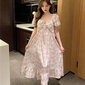 Summer French Silk Pajamas For Women Kamran Fashion