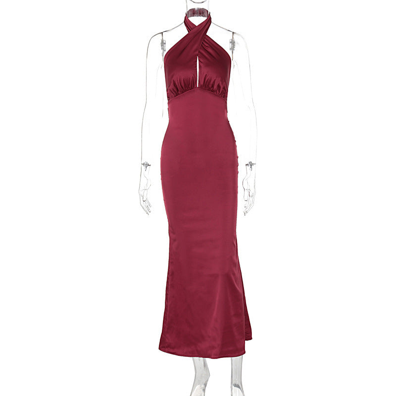 Summer Fashion Elegant Backless Sleeveless Dress Kamran Fashion
