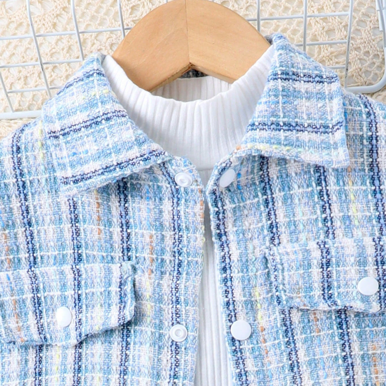 Fall Winter Coat Turtleneck Top Skirt