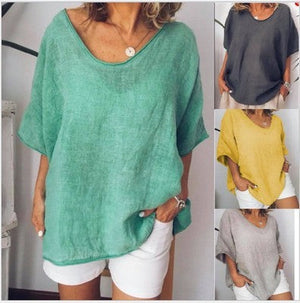 Loose Short Sleeves T-shirt Women Summer Tops